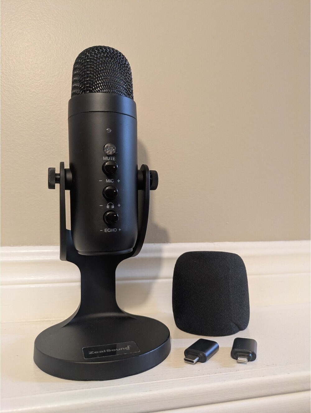 ZealSound Professional Studio Mic - works with apple and android and windows